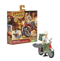 Indiana Jones Worlds of Adventure with Helena Shaw with Motorcycle Action Figure Set, 2.5-inch, Action Figures for Kids Ages 4 and Up