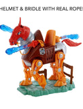 Masters of the Universe Origins Stridor Action Figure, 7 in Tall Robot Horse with Projectile Launcher, 3 Plasma Blasts, Helmet & Bridle with Cord, Collectible Gift for MOTU Fans Ages 6 Years & Older New - A Toy Store On Elm Street