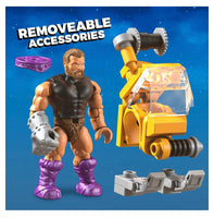 Mega Construx 2020 Masters of The Universe Fisto Cliff Climber 77 PCS Construction Building Set, Glows in the Dark, GWJ77 - A Toy Store On Elm Street