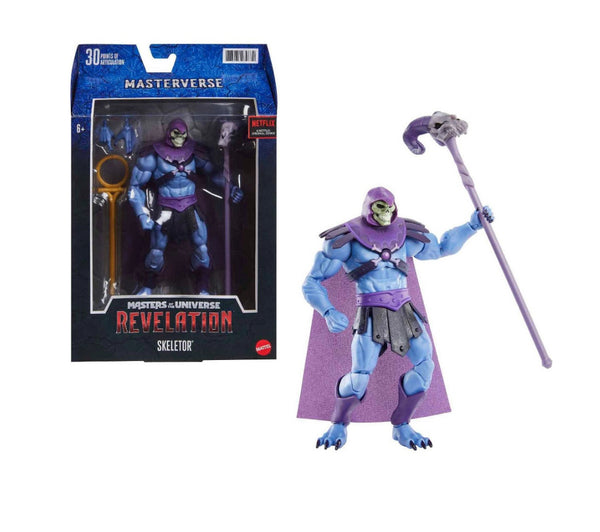 Masters of the Universe Masterverse Collection, Revelation Skeletor, 7-in MOTU Battle Figures for Storytelling Play and Display, Toy for Kids Age 6 and Older and Adult Collectors
atoystoreonelmstreet.com
#atoystoreonelmstreet