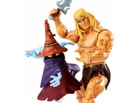 Masters of the Universe Masterverse Revelation Savage He-Man Action Figure with 30+ Articulated Joints, 3 Weapons, Harness & Orko Figure with ‘Floating’ Base, 7-inch Motu Collectible Gift - A Toy Store On Elm Street