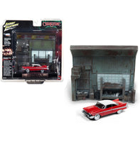 Johnny Lightning 1958 Plymouth Fury Diecast Model 1/64 Scale Christine 2018 Diorama