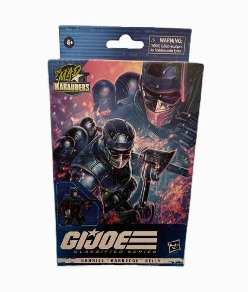 G.I. Joe Classified Series The Mad Marauders Gabriel “Barbecue” Kelly Action Figure 58 Collectible Premium Toy 6-Inch-Scale Custom Package Art 2022 Hasbro