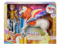 SHE-RA and The Princesses of Power 2018 Dream Works Battle Armor SHE-RA & Swift Wind Dolls, Wing Flapping Action, Mattel A Toy Store On Elm Street atoystoreonelmstreet.com