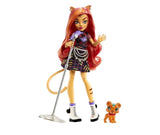 Monster High Cat Toralei Stripe Collectible Doll with Pet and Accessories, Sweet Fangs, 2022 Mattel