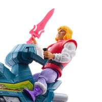 Masters of the Universe Origins 2019 Prince Adam Sky Sled Vehicle Jet-Powered Rescue Rocket for MOTU Storytelling Play and Display, Gift for Kids Age 6 and Older and Adult Collectors Retro Play! - A Toy Store On Elm Street