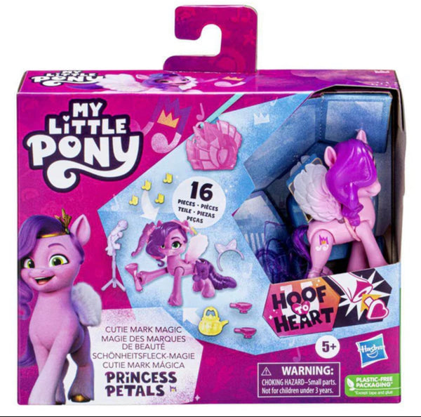 My Little Pony Cutie Mark Magic Princess Petals Includes 16 pieces of accessories 2022 Hasbro