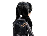 Monster High Wednesday Doll & Accessories, Wednesday Addams Collectible in Nevermore Academy Uniform with Thing & Backpack, Doll Stand. Monster High Wednesday Doll and Accessories, Enid Sinclair Collectible in Pink Fashion with Beret & Backpack, Doll Stan