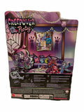 Monster High Creepover Party Doll, Twyla with Pet Bunny Dustin, Sleepover Clothes & Accessories with Hoodie, Book & Backpack, 2022 Mattel
