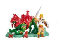 Masters Of The Universe Origins 2021 Battlefield Warriors Battle Armor He-Man & Battle Cat 2 Pack with Display Stand & Castle Grayskull gargoyles Collectible Gift 
#atoystoreonelmstreet 
atoystoreonelmstreet.com
@ A Toy Store On Elm Street 