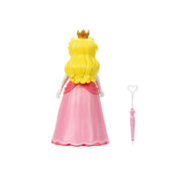 THE SUPER MARIO BROS. MOVIE 5 Inch Action Figure 2023 Peach Figure with Umbrella Accessory