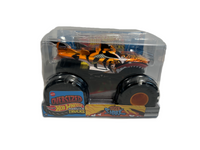 Hot Wheels Metal Monster Trucks, Oversized Monster Truck, Tiger Shark 1:24 Scale Die-Cast Toy Truck with Giant Wheels and Cool Designs