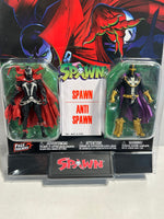 McFarlane Toys - 2023 Direct Page Punchers Spawn 2” Figure Spawn and Anti Spawn 2pk with Flashpoint Comic Book New in package