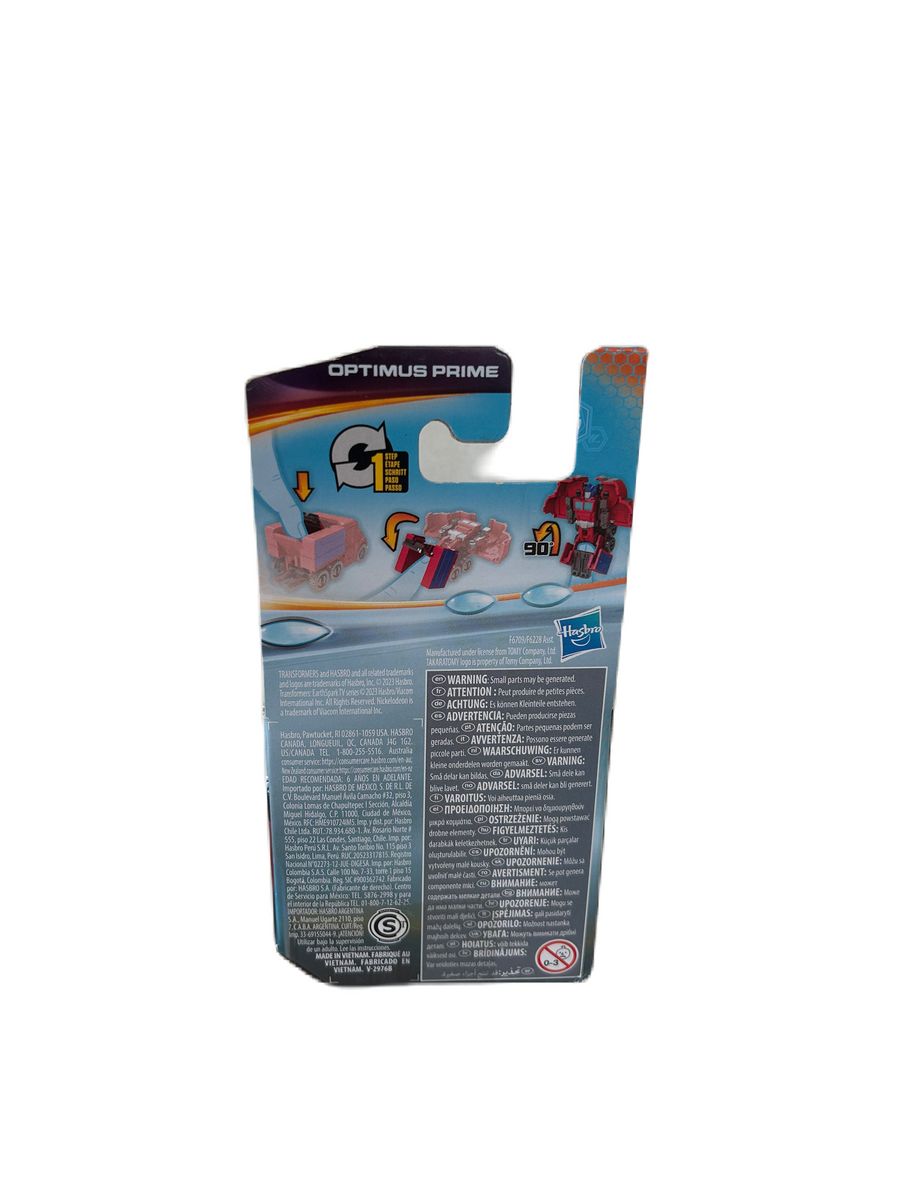 Transformers EarthSpark Optimus Prime Finger Collection New in Package ...