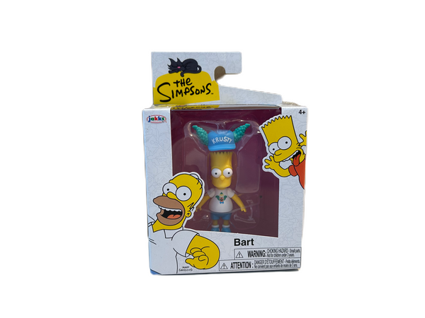 The Simpsons Bart includes Krusty the Clown Hat 2.5" Mini Figure NEW 2025 New in Box