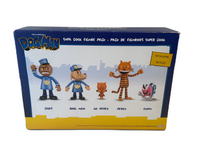 Dog Man Movie 5 Pack 3" Figures Set Dog Man, Chief, LiL' Petey, Flippy, Petey the Supa 2025 Cool Figure Pack with Articulated