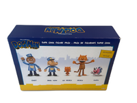 Dog Man Movie 5 Pack 3" Figures Set Dog Man, Chief, LiL' Petey, Flippy, Petey the Supa 2025 Cool Figure Pack with Articulated