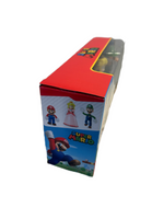 Nintendo Super Mario 2021 Mushroom Kingdom Multi-Pack Mario, Peach, and Luigi 4" Action Figures Jakks Pacific