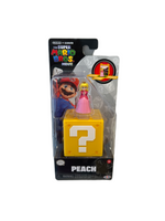 Nintendo 2023 The Super Mario Bros Movie 1" Mini Princess Peach Figure with Question Block