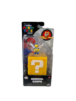 Nintendo 2023 The Super Mario Bros Movie 1" General Koopa Figure with Question Bloc