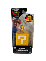 Nintendo 2023 The Super Mario Bros Movie 1" Koopa Paratrooper Figure with Question Blom