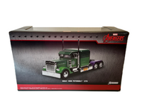 Jada 1:24 Marvel Avengers Hulk 1992 Peterbilt 379 Diecast Vehicle 2024