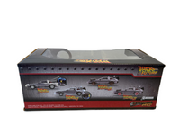 Jada 1:24 Hollywood Rides Back to the Future Time Machine Lights Up Diecast Vehicle 2024