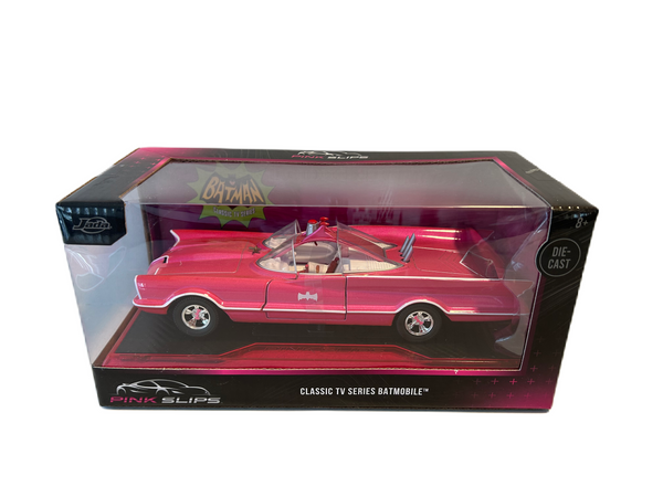 Jada 1:24 Pink Slips Classic TV Series Batmobile Diecast Vehicle 2024