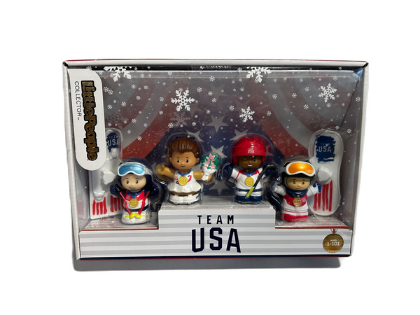 Fisher-Price Little People Collector Team USA Olympics Storts Figures 4-pack 2021