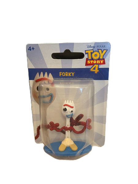 Toy Story 4 Disney PIXAR 2018 Forky 2” Miniature Action Figure Figurine Cake Topper Mattel Micro Collection