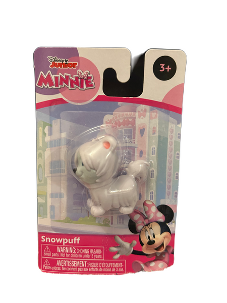 Minnie Disney Junior Snowpuff 2” Miniature Action Figure Figurine Cake Topper Just Play Micro Collection