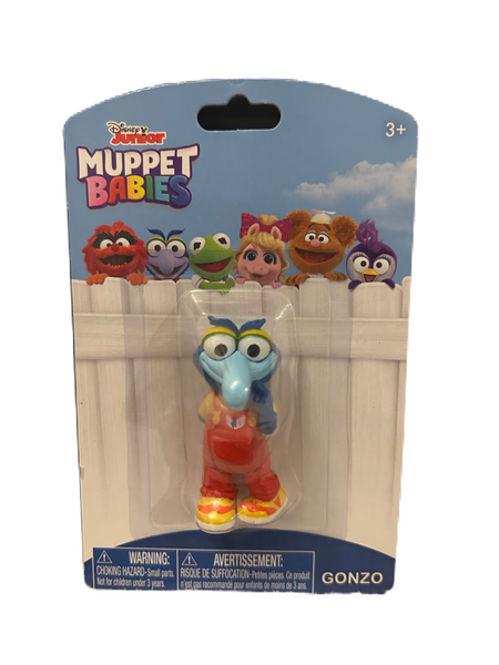 Muppet Babies Disney Junior Gonzo 2” Miniature Action Figure Figurine Cake Topper Just Play Micro Collection