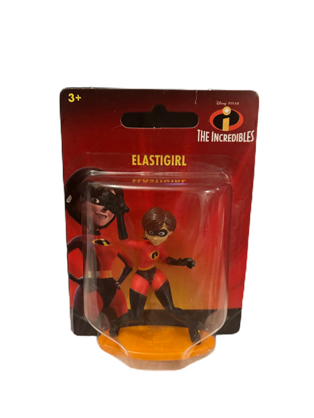 The Incredibles Disney PIXAR 2019 Elastigirl 2” Miniature Action Figure Figurine Cake Topper Mattel Micro Collection