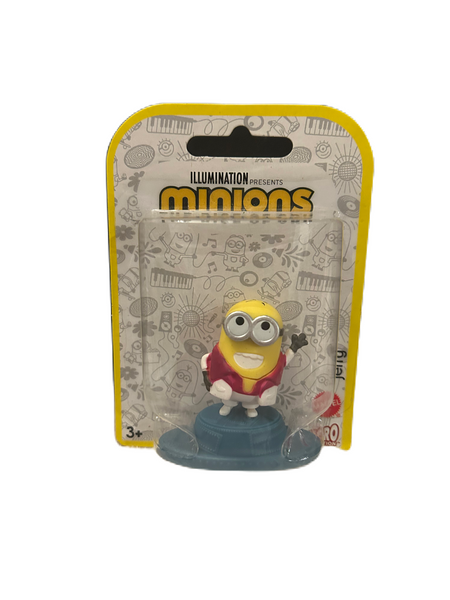 Minions The the Rise of Gru Illumination 2019 Jerry 2” Miniature Action Figure Figurine Cake Topper Mattel Micro Collection