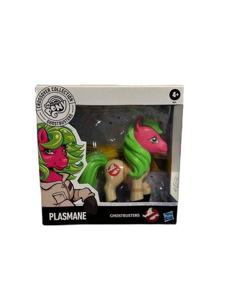 My Little Pony 2020 Crossover Collection Plasmane, 4.5-inch Ghostbusters-Inspired Pony Figure New in Package