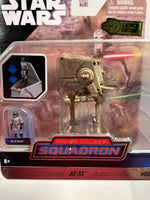 Star Wars Micro Galaxy Squadron Light Armor Class AT-ST 3-Inch Vehicle with 1-Inch at-ST Driver Micro Figure