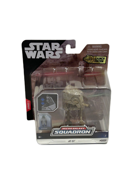 Star Wars Micro Galaxy Squadron Light Armor Class AT-ST 3-Inch Vehicle with 1-Inch at-ST Driver Micro Figure