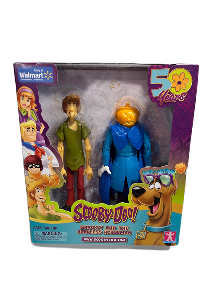 Scooby-Doo! 50th Anniversary Twin Figure Pack Exclusive - Shaggy Rogers and The Headless Horseman New in Package