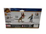 Jurassic World Dominion Claire & Dilophosaurus Action Figure Toys, Human and Dino Pack with Accessories New in Package