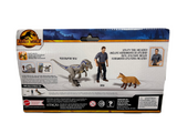 Jurassic World Dominion Human and Dino Pack, Owen & Velociraptor Beta Action Figure Toys New in Package
