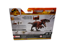 Jurassic World Dominion Extreme Damage Pyroraptor Dinosaur Action Figure Toy, Battle Play