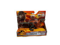 Jurassic World Dominion Extreme Damage Pyroraptor Dinosaur Action Figure Toy, Battle Play