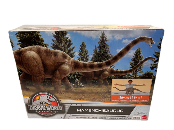Jurassic World Legacy Collection 49” + Long Mamenchisaurus Big Possible Dinosaur Toy Figure with Physical and Digital Play New