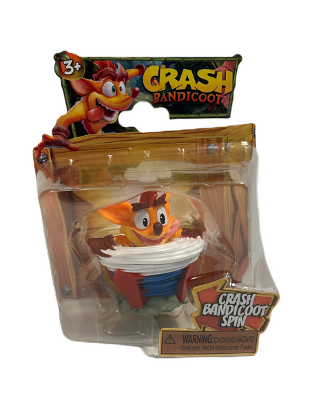 Crash Bandicoot Spin 2.5” Collectible Figurine New in Package