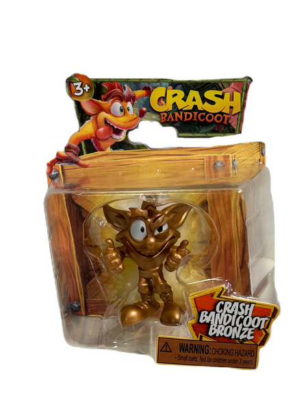 Crash Bandicoot Thumbs Up Bronze 2.5” Collectible Figurine New in Package