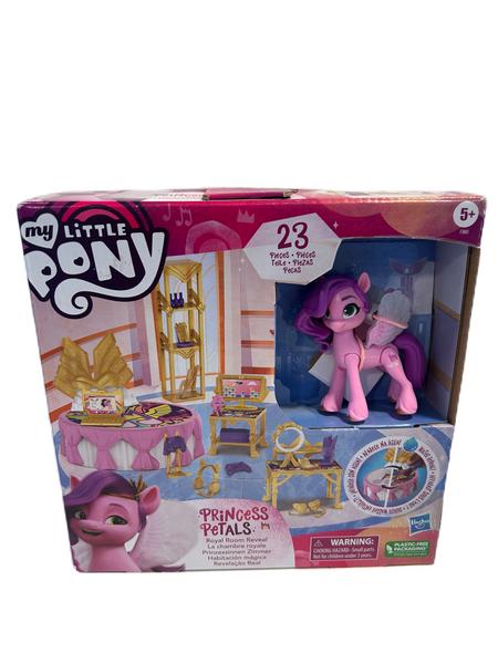 My Little Pony: A New Generation Royal Room Reveal Princess Pipp Petals - 3-Inch Pink Pony, Water-Reveal Accessories, Toy for Kids Ages 5 and Up New in Package