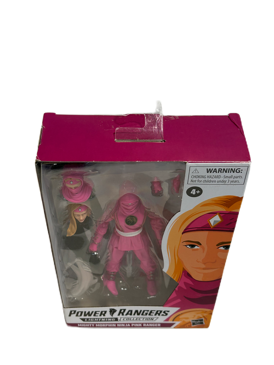 Mighty Morphin Ninja Pink Ranger Lightning Collection Action Figure Ne ...