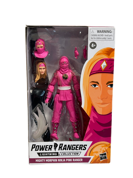 Mighty Morphin Ninja Pink Ranger Lightning Collection Action Figure New in Package