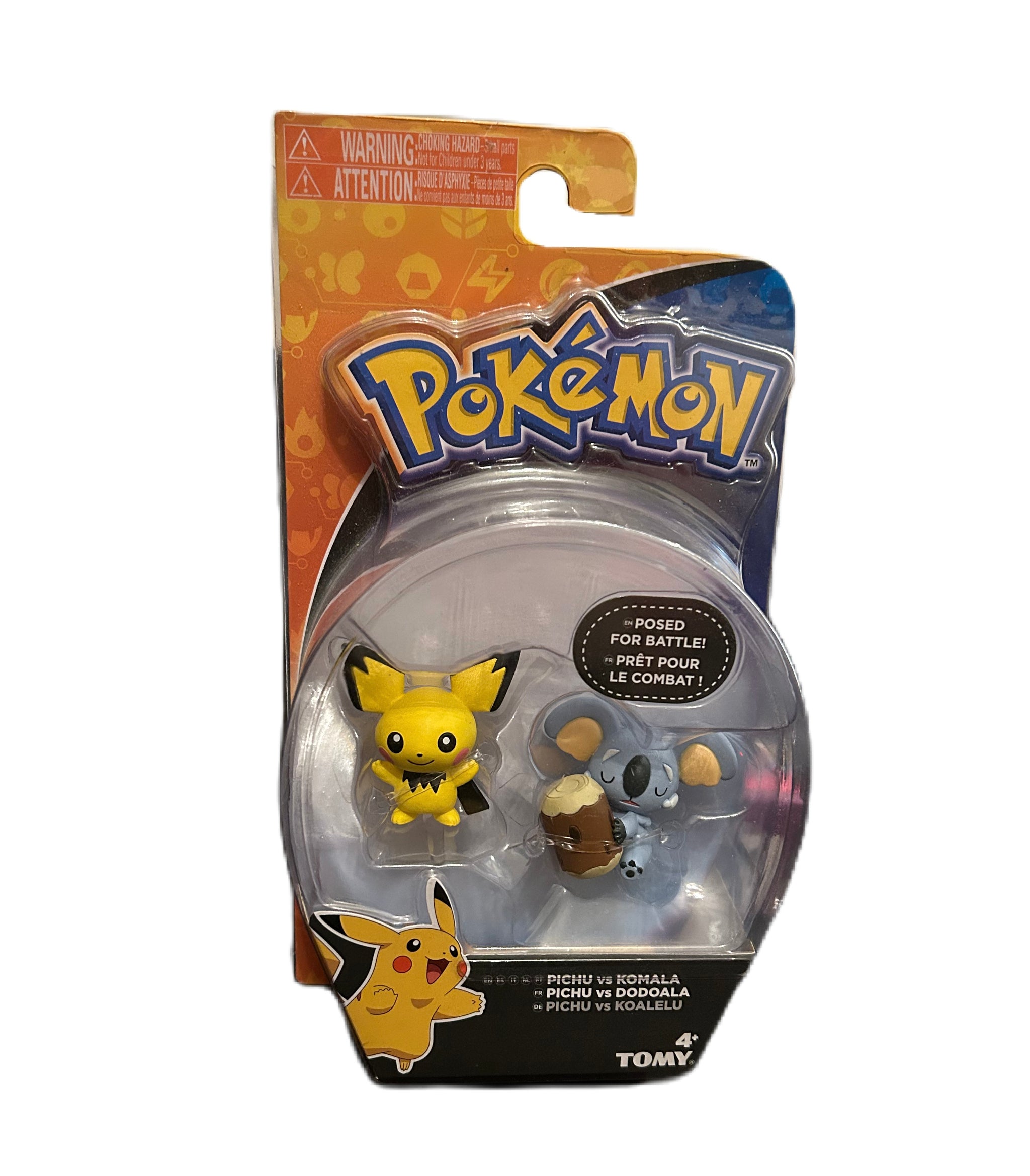 Pokémon Pichu vs Komala 2” Action Figurines Posed for Battle! 2017