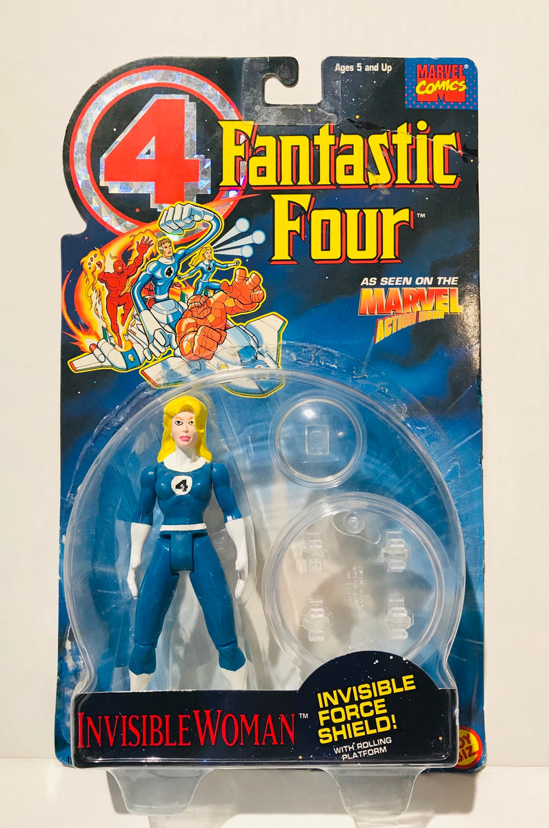 Vintage 1994 Marvel Fantastic Four Invisible Woman Invisible Force Shi ...